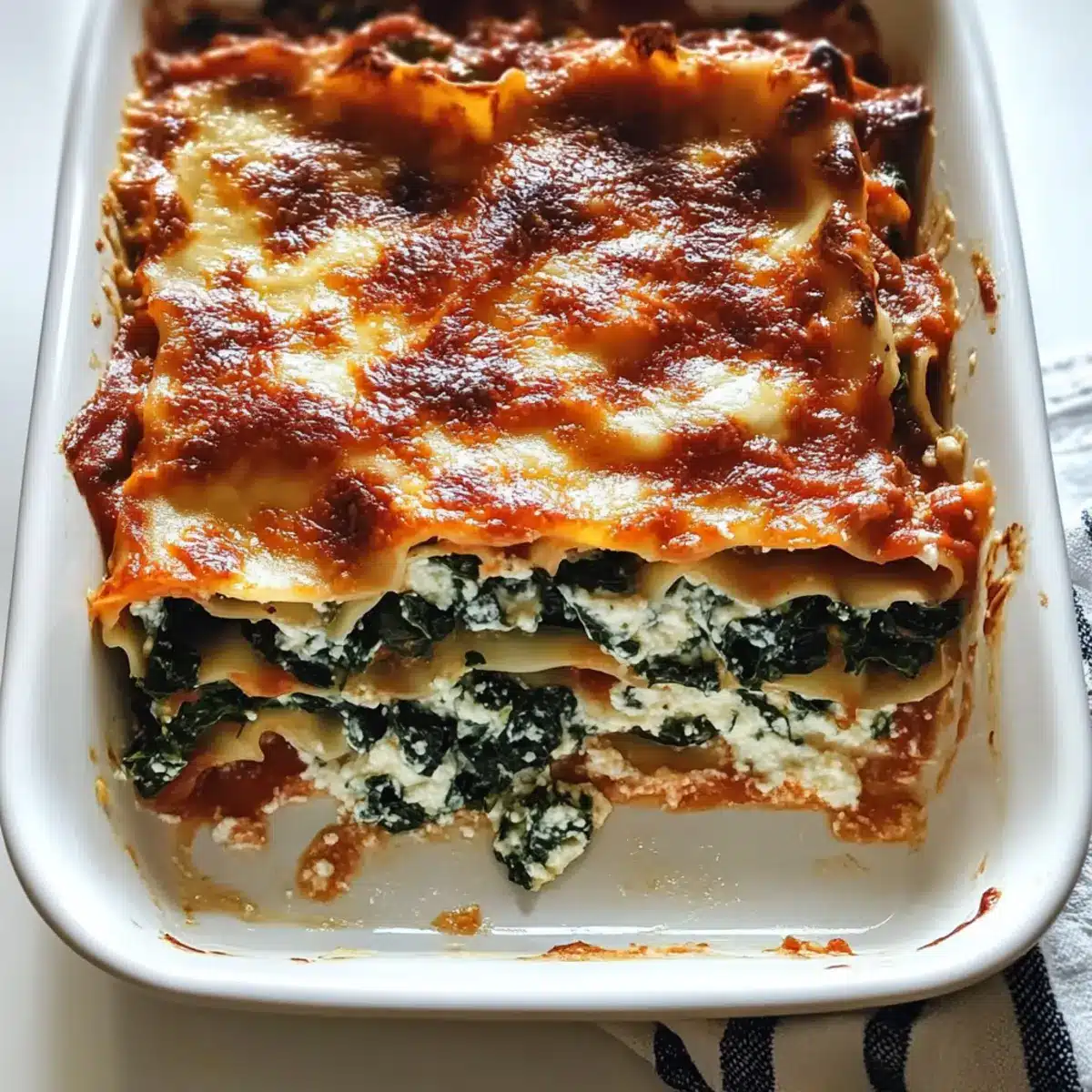 Spinach Ricotta Lasagna