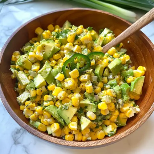 Sweet Corn Avocado Salad