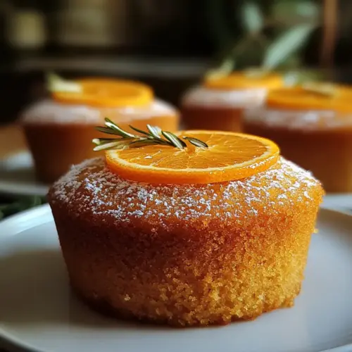 Orange Ginger Honey Cakes