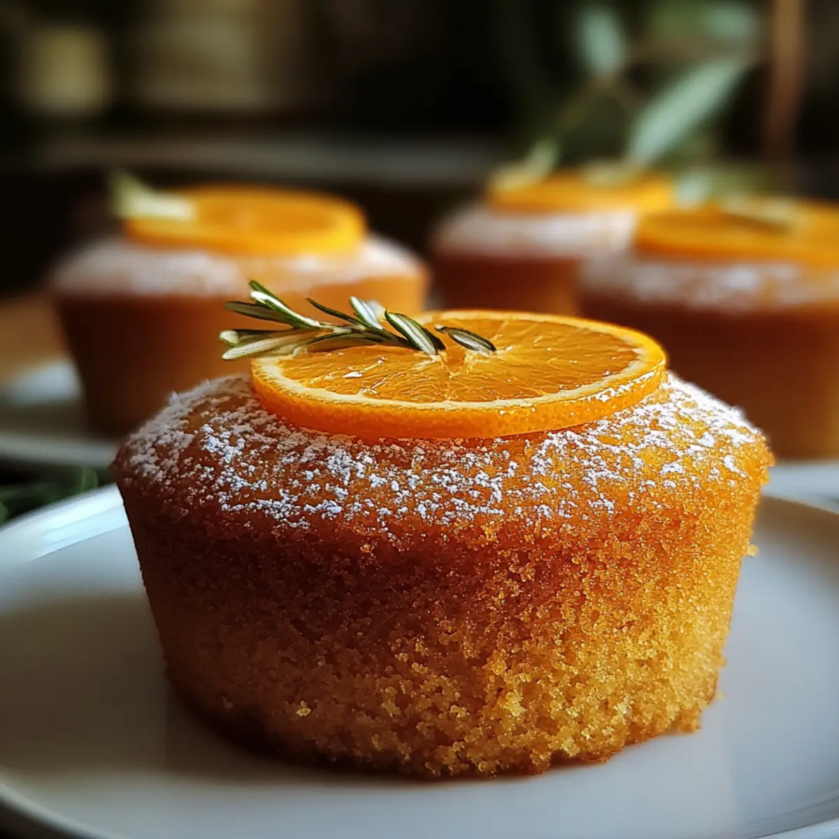 Orange Ginger Honey Cakes