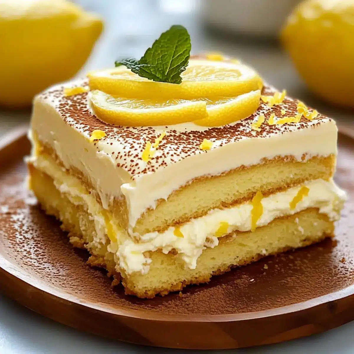 Lemon Tiramisu