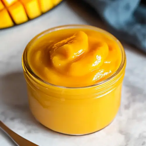 Easy Vegan Mango Curd