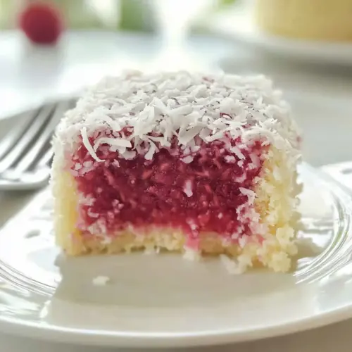Raspberry Lamingtons