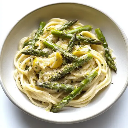 Creamy Asparagus Pasta