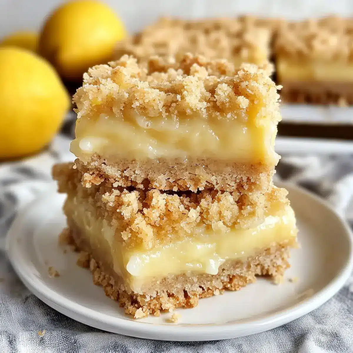 Homemade Lemon Crumb Bars
