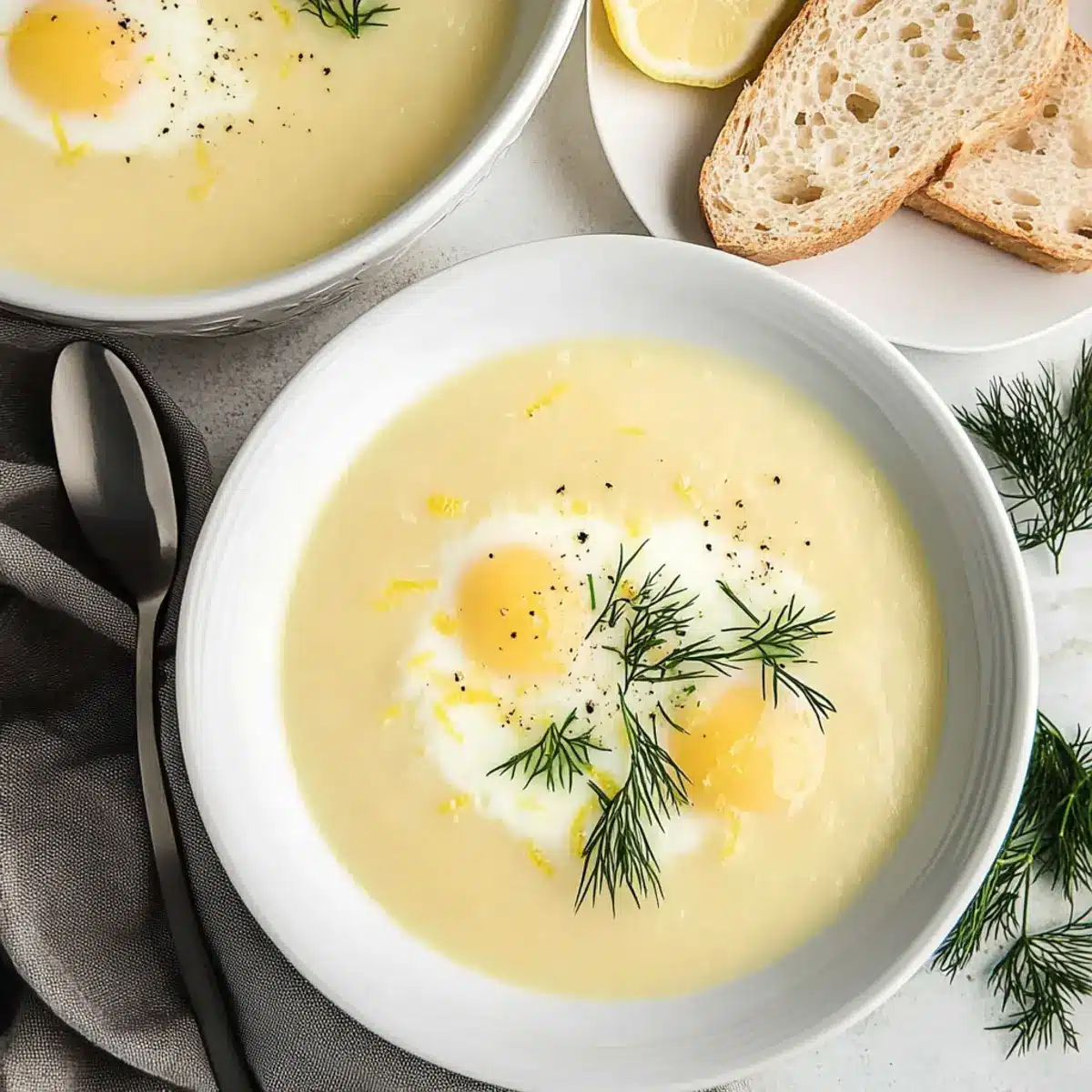 Greek Egg and Lemon Soup