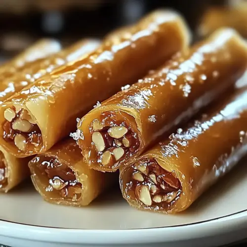Moroccan honey almond cigars