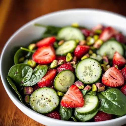 Strawberry Spinach Salad