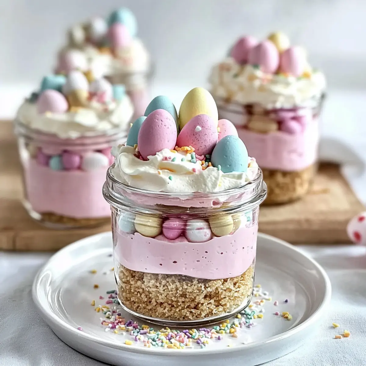 Egg Cheesecake Jars