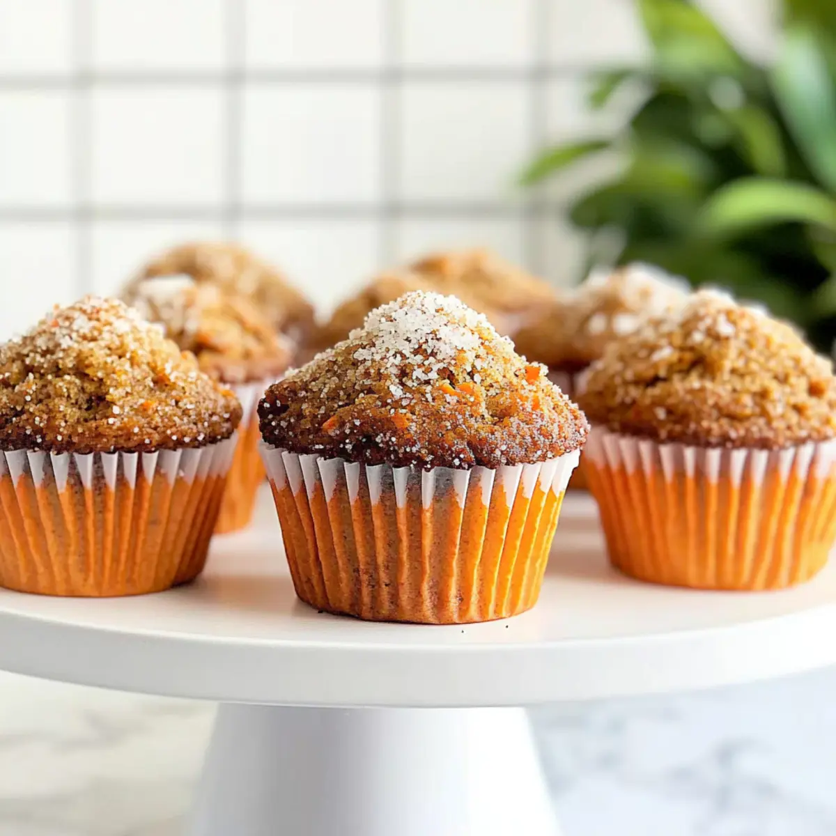 Sugar Top Carrot Muffins
