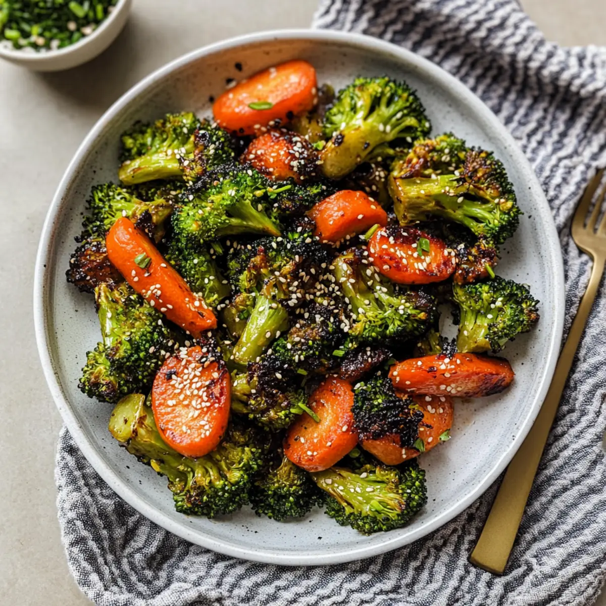 Roasted Broccoli & Carrots