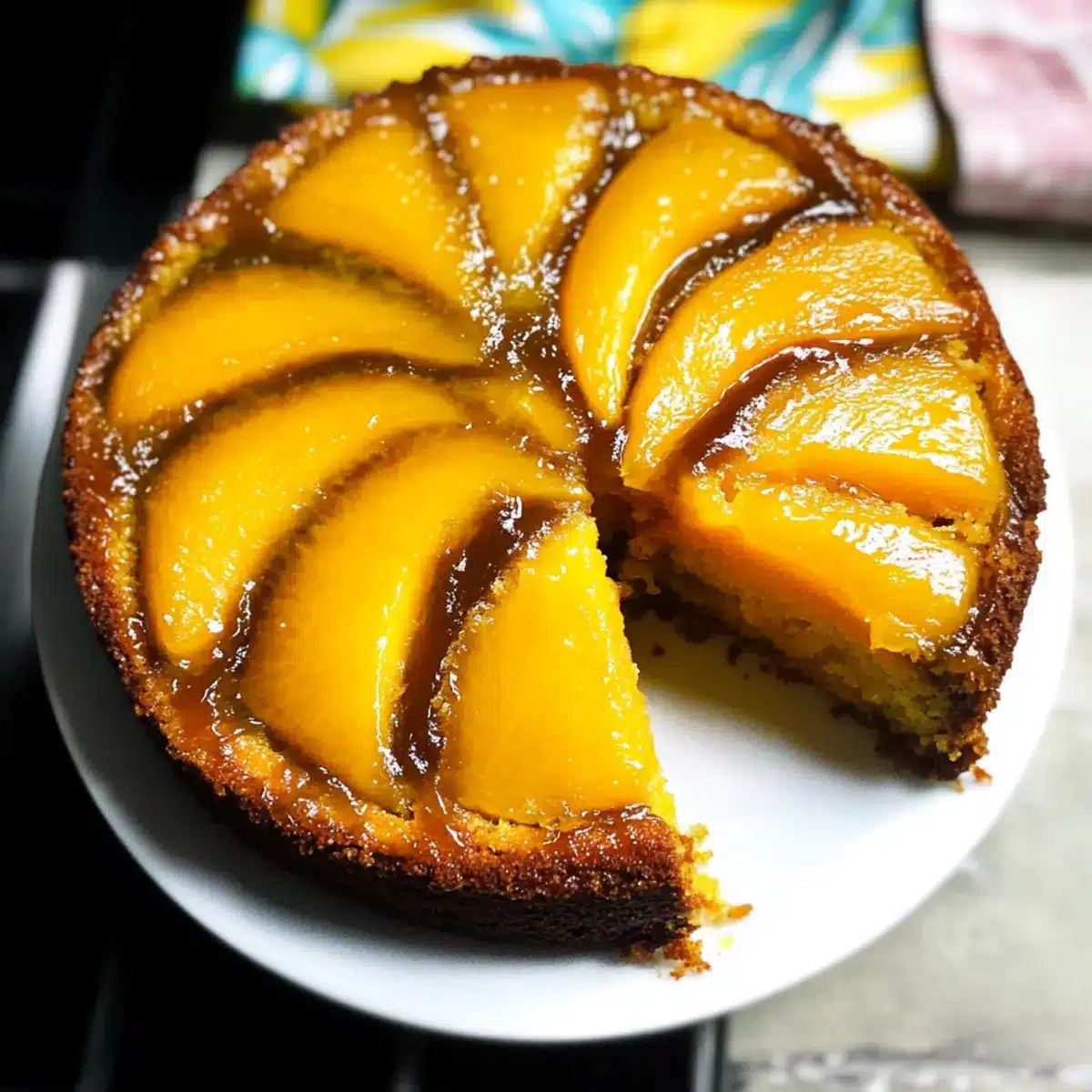 MANGO UPSIDE DOWN CAKE