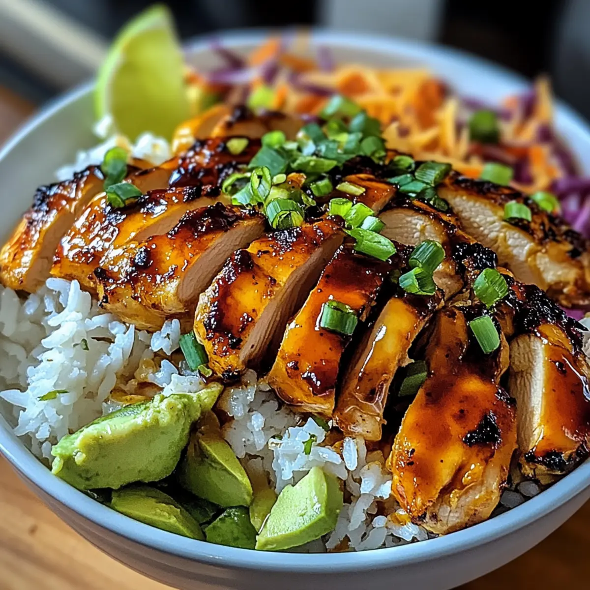 Spicy Maple Chicken & Coconut Rice