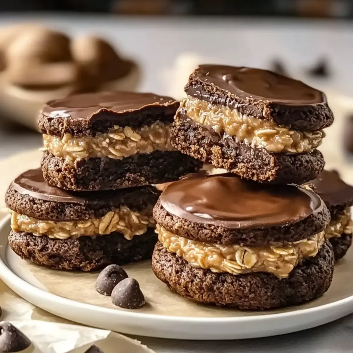 Chocolate Coffee Whoopie Pies