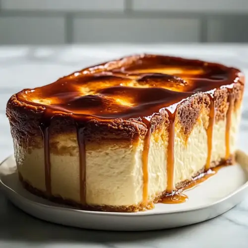 Caramel Basque Cheesecake