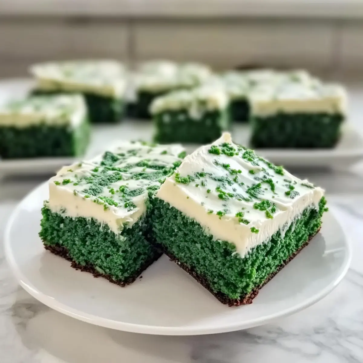 Green Velvet Brownies