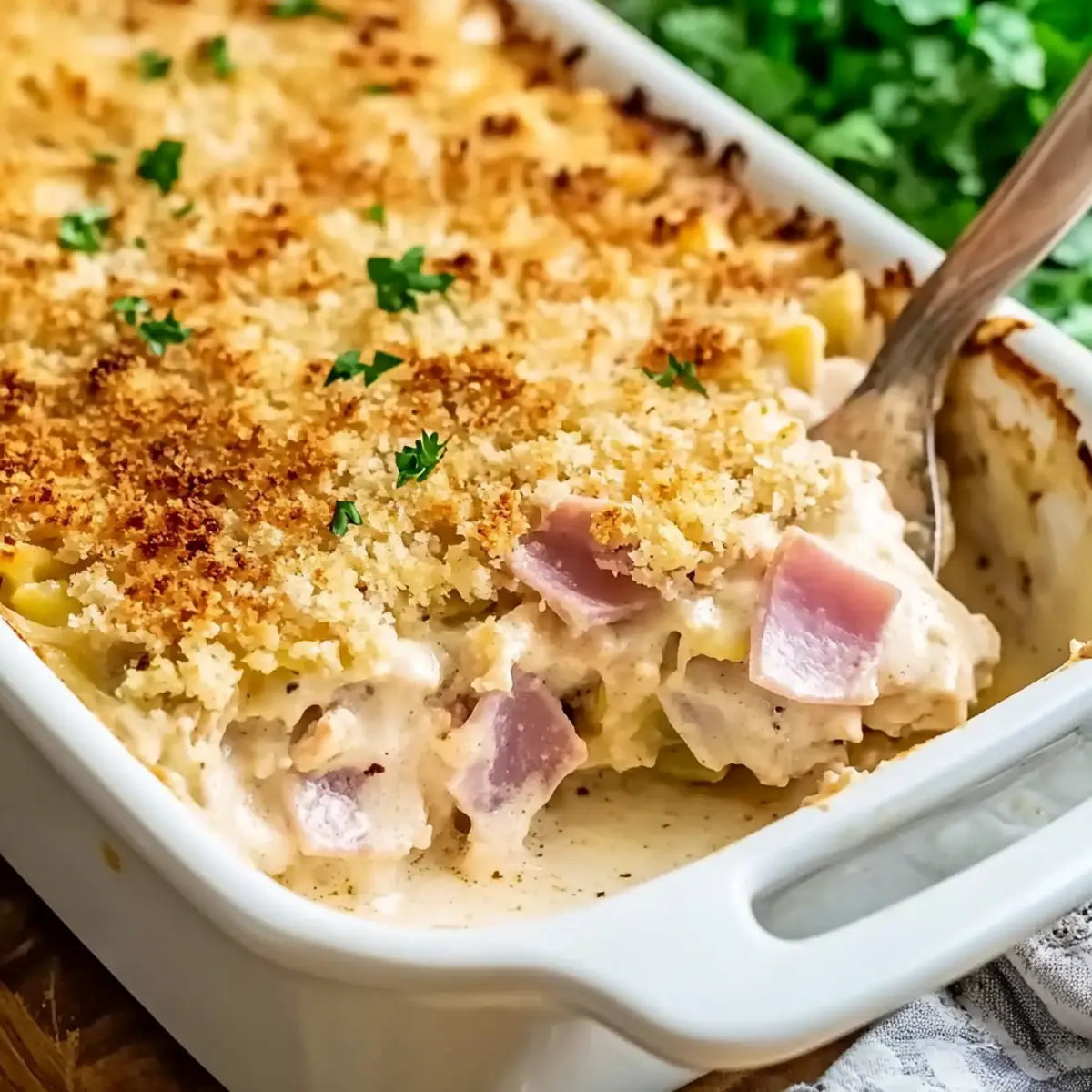 Chicken Cordon Bleu Casserole
