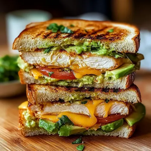 Chicken Avocado Melt Sandwich