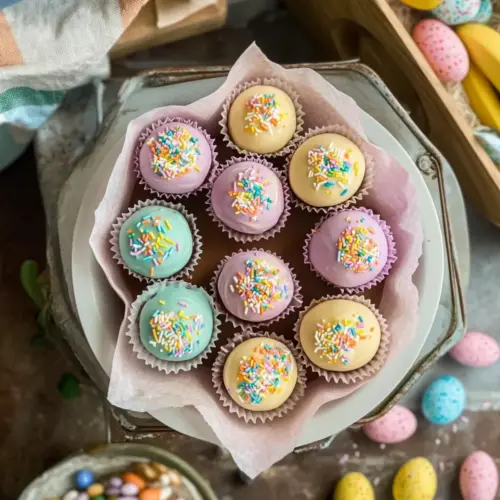Banana Pudding Easter Truffles