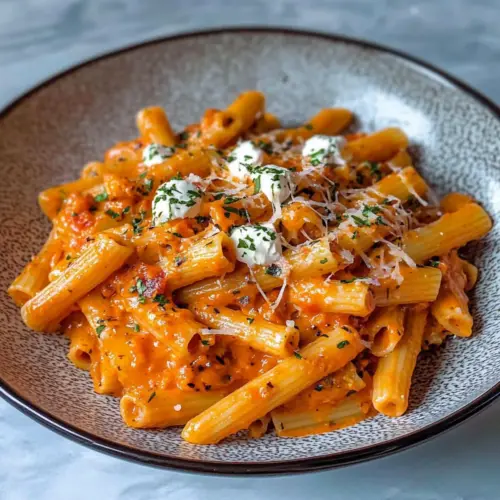 Creamy Tomato Garlic Pasta