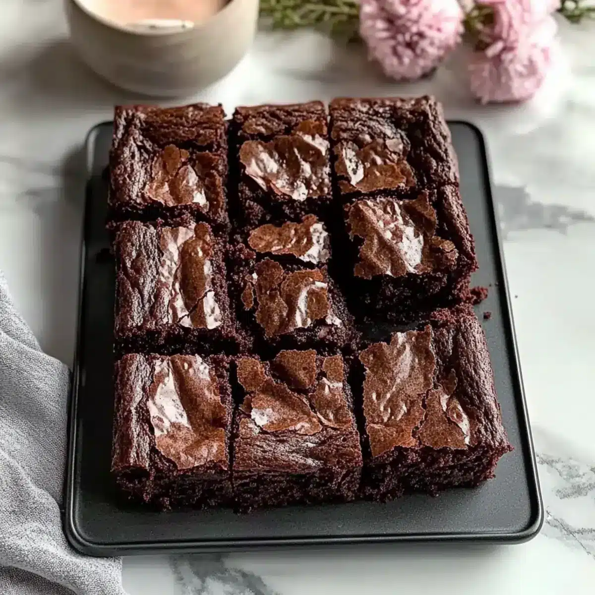 No Sugar Greek Yogurt Brownies