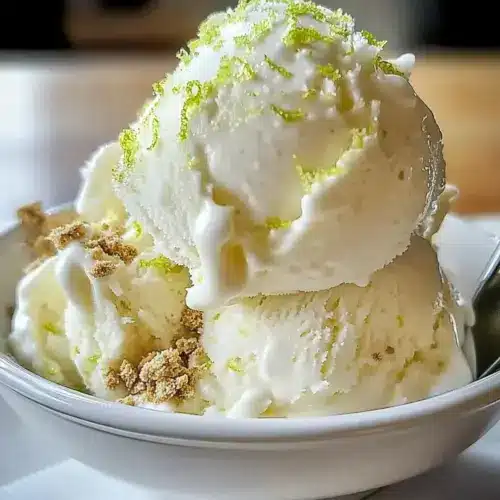 Homemade Key Lime Pie Ice Cream