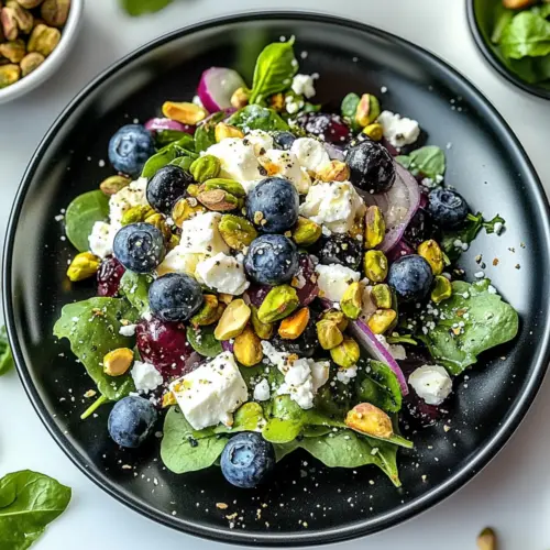 Blueberry Pistachio Spring Salad