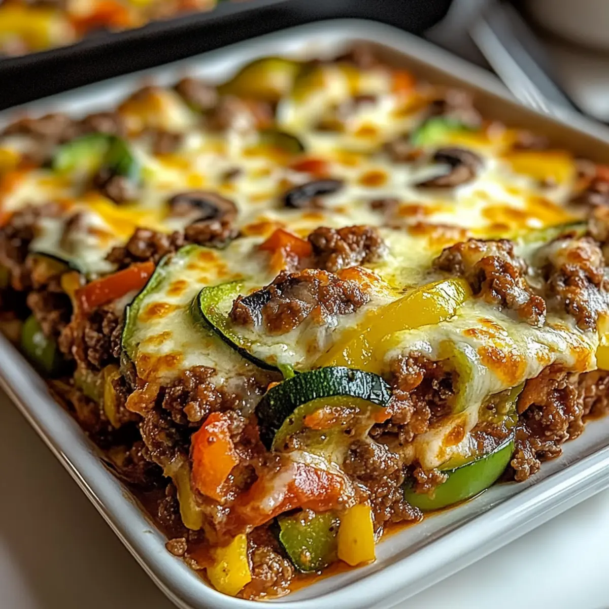 Zucchini Pizza Casserole