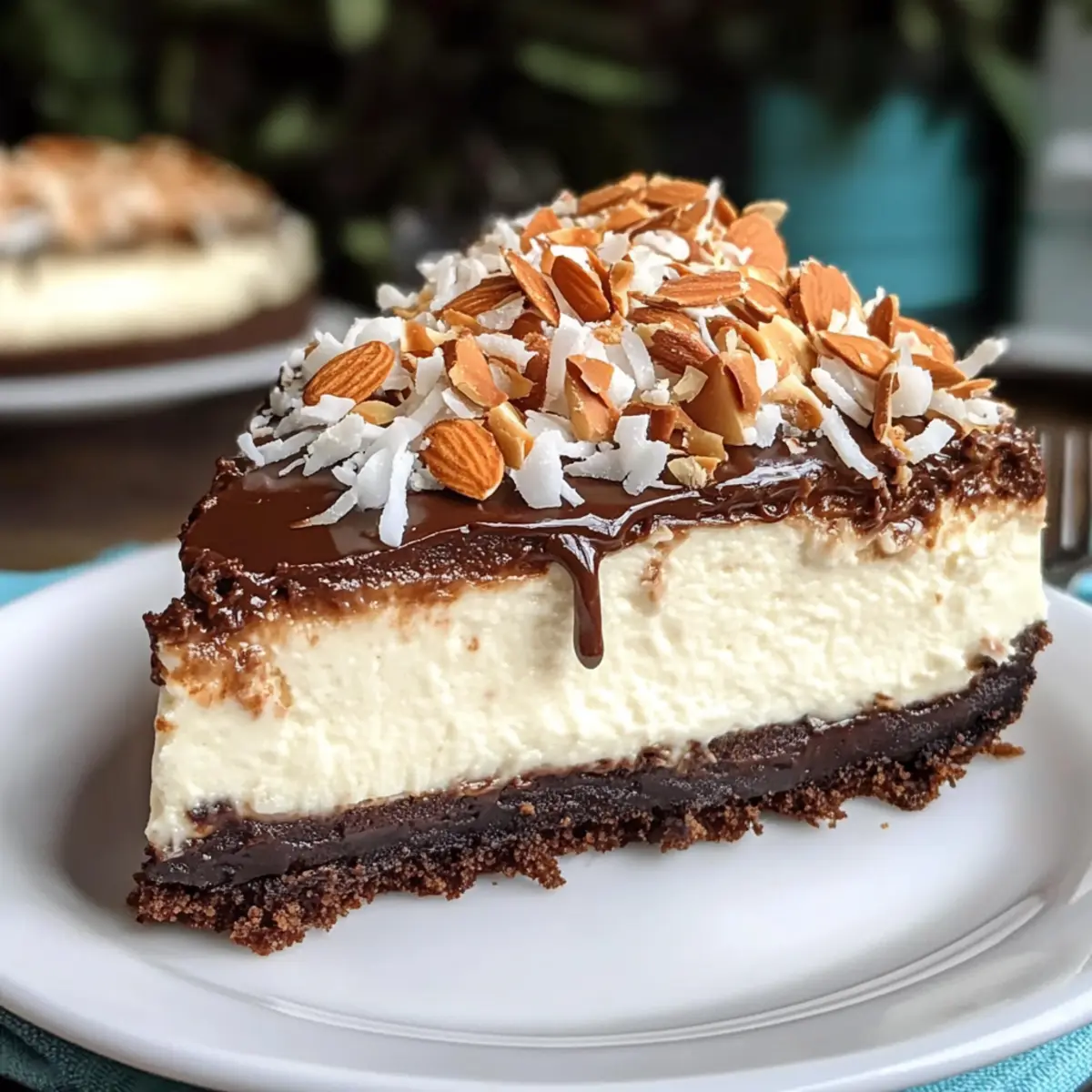 Almond Joy Cheesecake