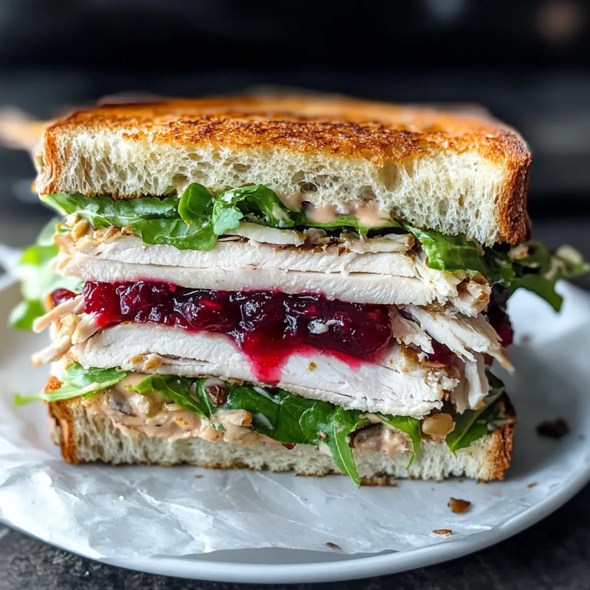 Cranberry Turkey Sandwich