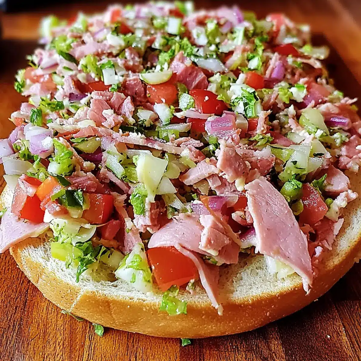 Chopped Italian Grinder Sandwich