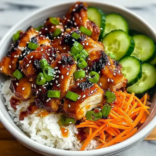 Savory Korean BBQ Chicken Bowls