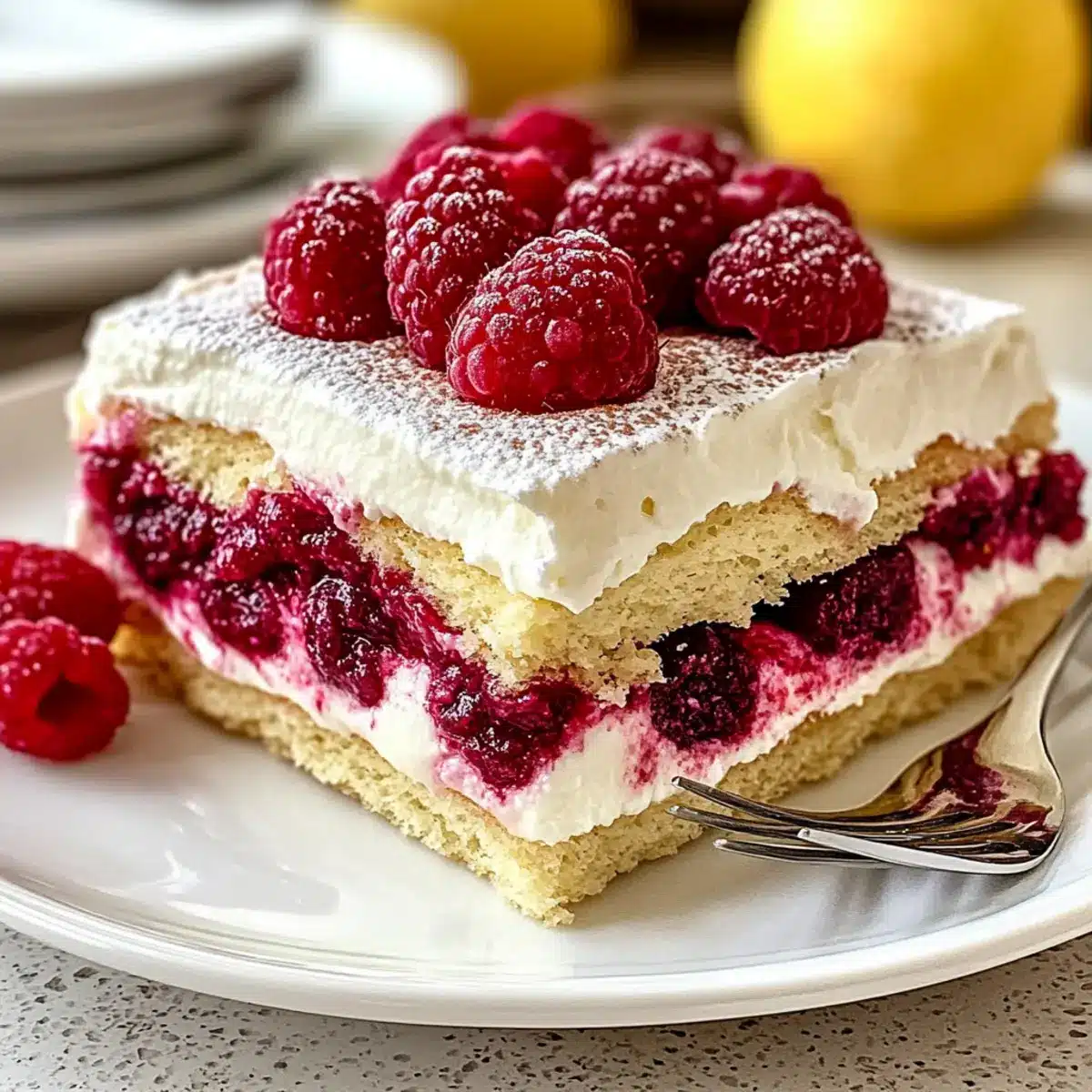 Raspberry Lemon Tiramisu