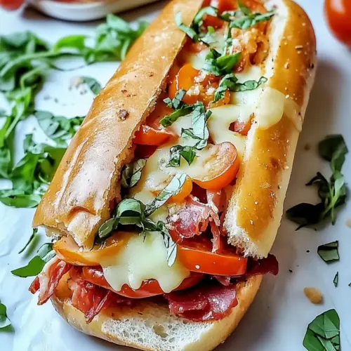 Baked Italian Grinder Sandwiches