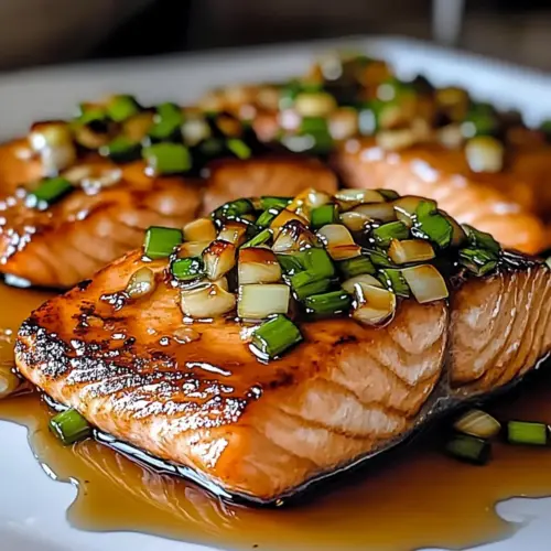 Crispy Honey Garlic Glazed Salmon