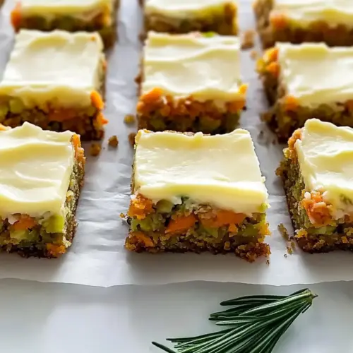 Spiced Ginger Carrot and Zucchini Bars