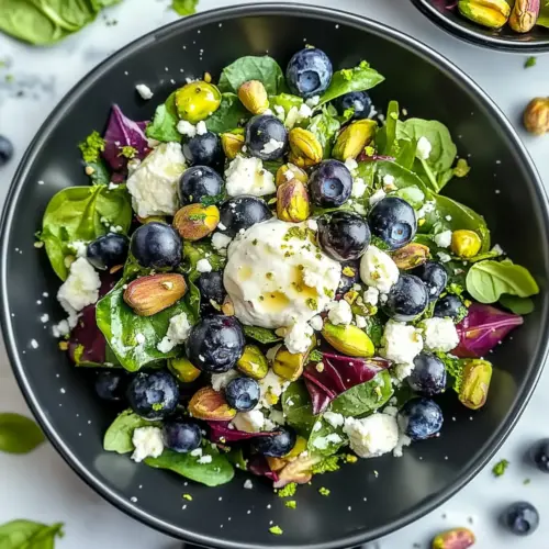 Blueberry Pistachio Spring Salad
