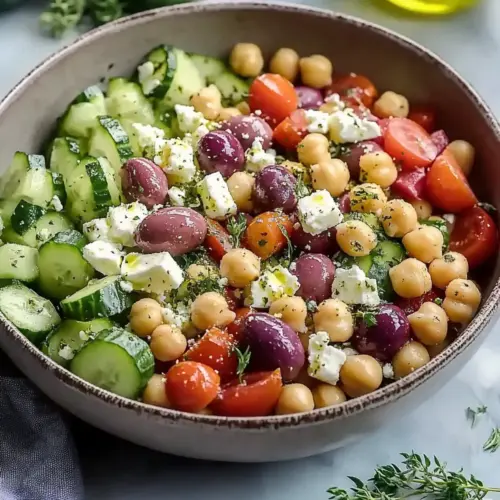 Mediterranean Chickpea Salad