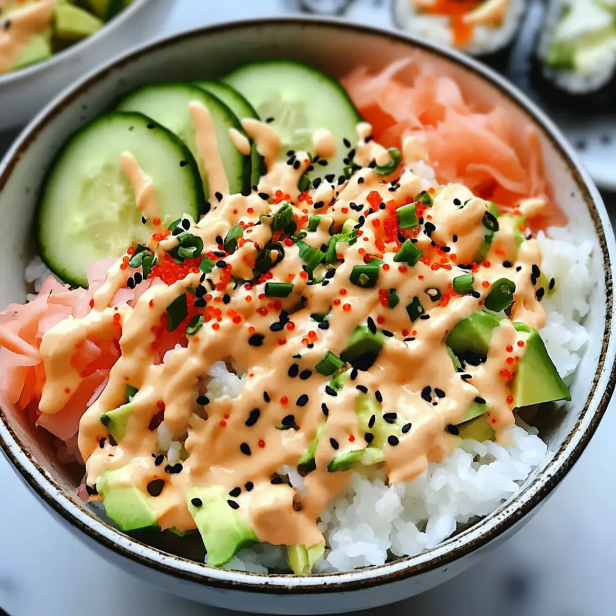Easy California Roll Sushi Bowls