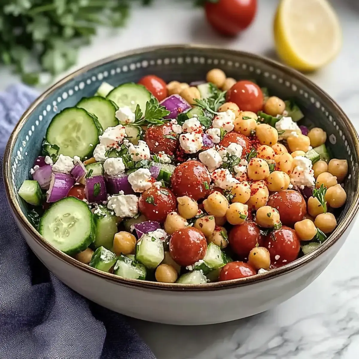 Mediterranean Chickpea Salad