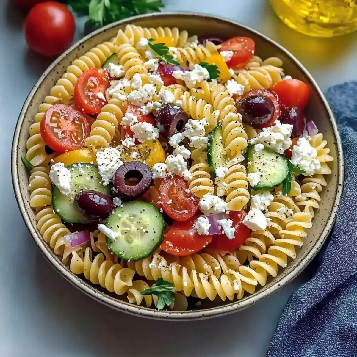 Traditional Greek Pasta Salad