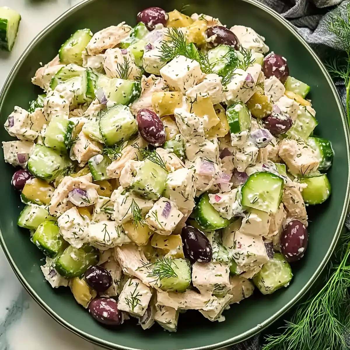 Mediterranean Chicken Salad