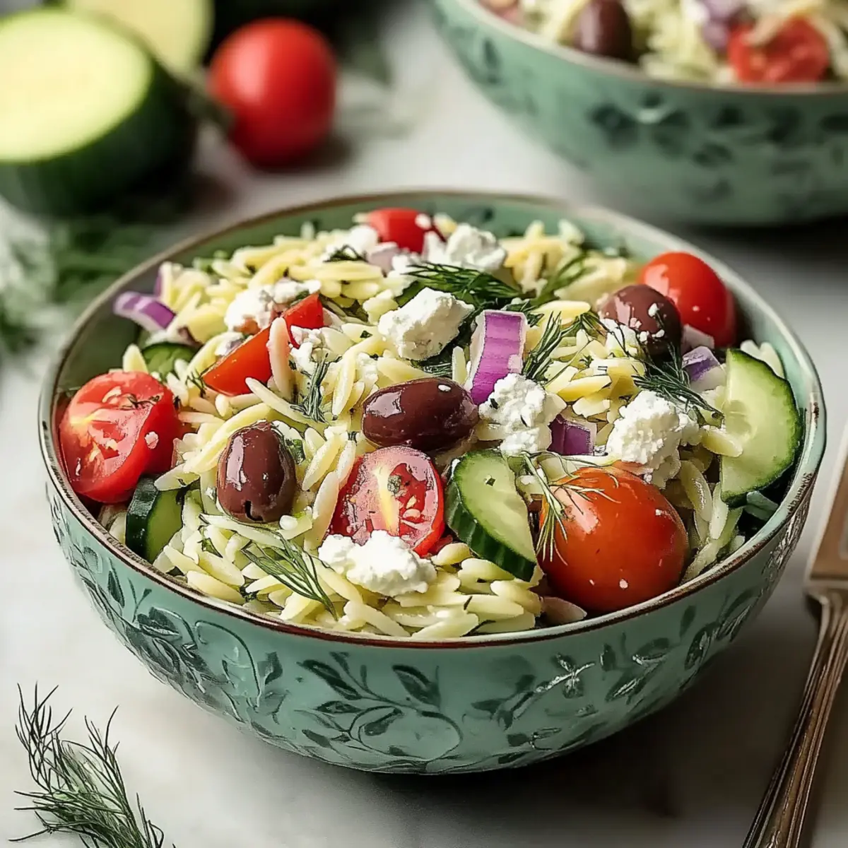 Mediterranean Orzo Pasta Salad