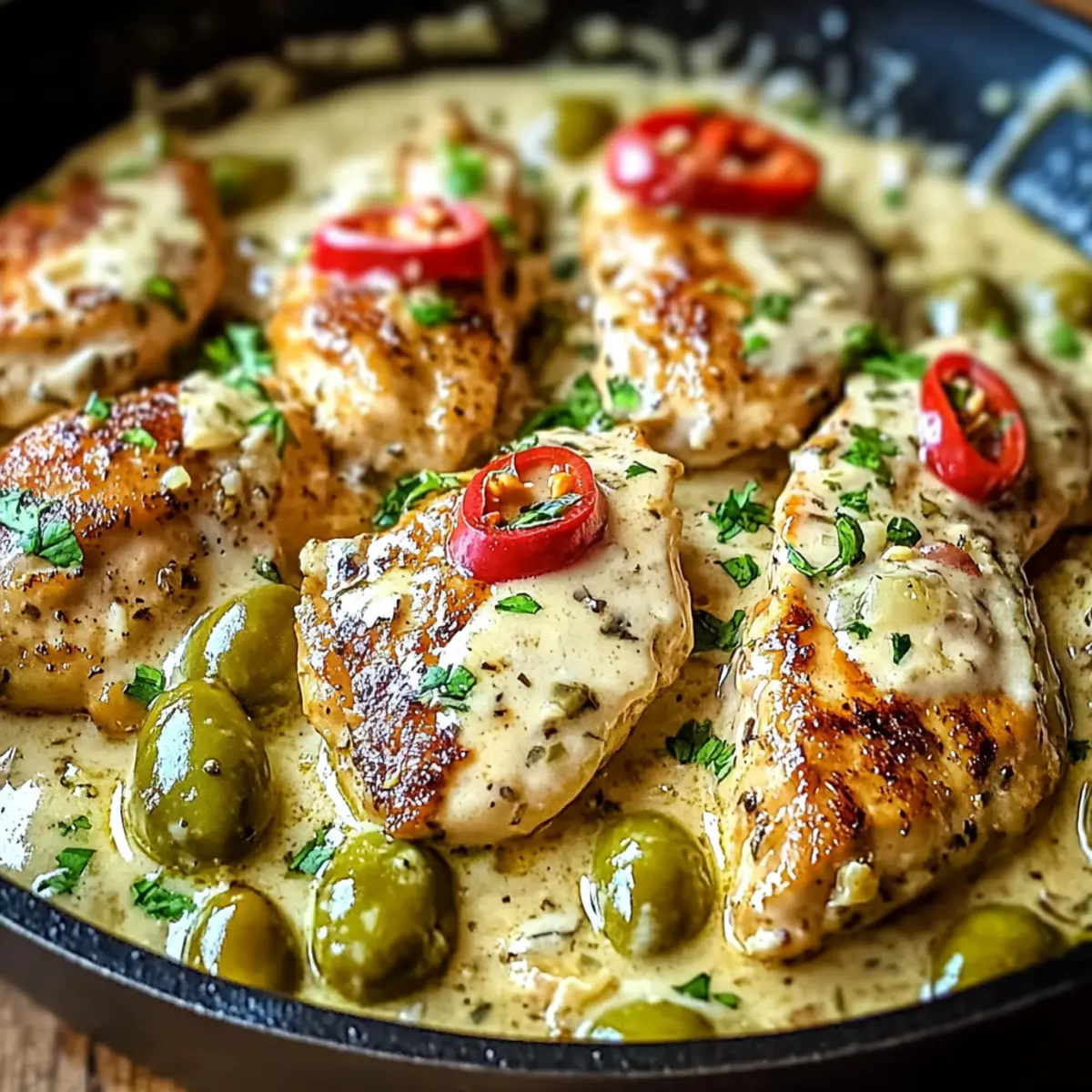 Pepperoncini Chicken Skillet