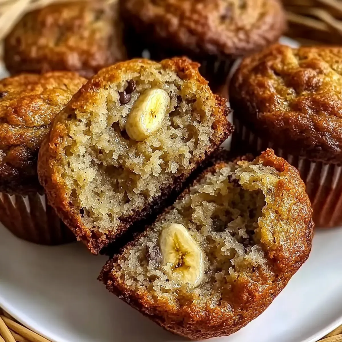 Greek Yogurt Banana Muffins