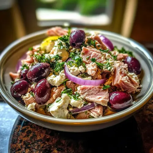 Mediterranean Tuna Salad