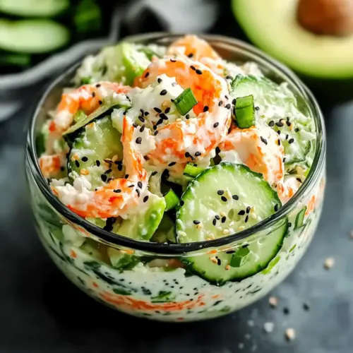 California Roll Cucumber Salad