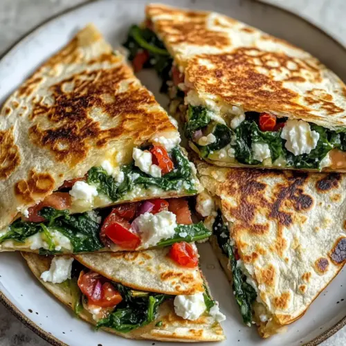 Mediterranean Quesadilla