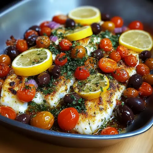 Mediterranean Baked Fish