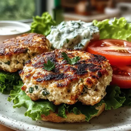 Greek Chicken Burgers
